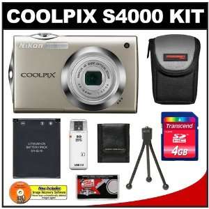  Nikon Coolpix S4000 12 MP Digital Camera with 4x Optical 