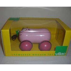  Barbapapa Pull Along Car Pink Toys & Games