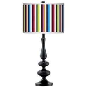    Technocolors Modern Gloss Black Base Table Lamp: Home Improvement