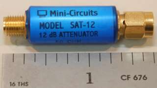 Mini Circuits SAT 12 Attenuator 12dB DC 1500 MHz 50 Ohm  
