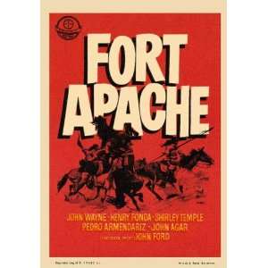Fort Apache (1948) 27 x 40 Movie Poster Spanish Style C:  