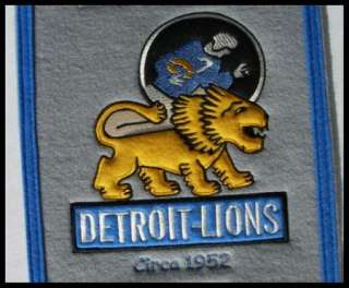 Detroit Lions Wool Heritage Banner NFL Football 32 New Embroidered 