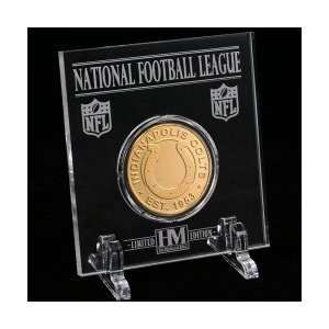  Indianapolis Colts 24kt Gold Game Coin: Sports & Outdoors