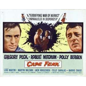 Cape Fear Movie Poster (11 x 17 Inches   28cm x 44cm) (1962) Style D 