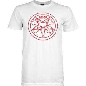  Bones T Shirt Pentagram [X Large] White Sports 