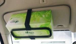 Car visor Tissue paper box holder or for back seat FAST SHIPPING 