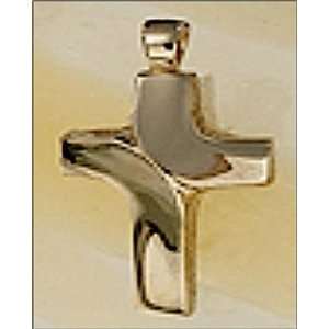 Solid Gold (14K) Cross Cremation Pendant: Home & Kitchen