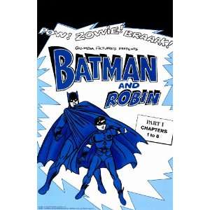  Batman and Robin Movie Poster (11 x 17 Inches   28cm x 