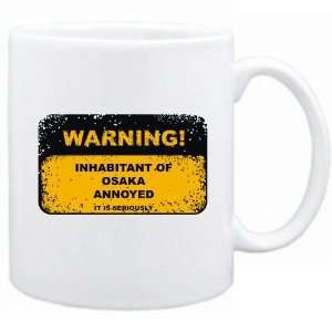   Warning  Inhabitant Of Osaka Annoyed  Japan Mug City