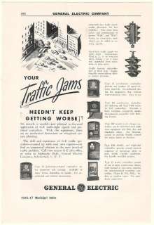 1946 GE General Electric Traffic Signals Controllers Ad  