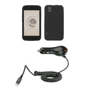 LG Marquee (Sprint / Boost Mobile) Premium Combo Pack   Black Silicone 