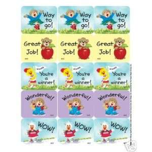  STICKERS SUZYS ZOO GREAT JOB: Toys & Games