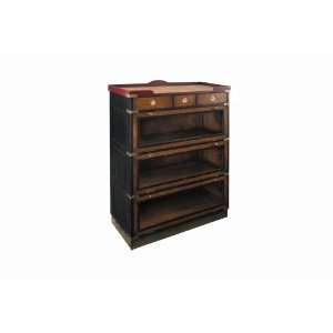  Cherry And Maple Wood Book Shelf Cabinet