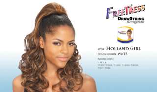 HOLLAND GIRL FREETRESS DRAW STRING CURLY PONYTAIL  