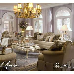  Lavelle Living Room Set (Blanc) by Aico Furniture