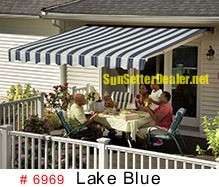 SunSetter Motorized Awning Acrylic Fabric 10 to 20 ft  