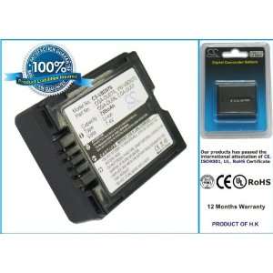  750mAh Battery For Panasonic CGA DU06, CGA DU07, CGA DU07A 