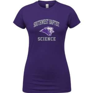  Southwest Baptist Bearcats Purple Womens Science Arch T 