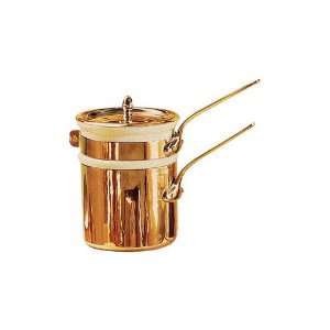  Paderno Copper 1 Qt Double Boiler   4 3/4 Dia. X 6 1/4 