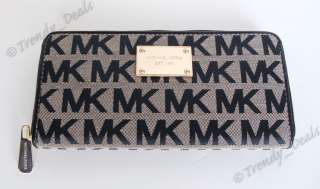 Michael Kors Signature Item Tote Handbag Bag + Continental Jet Set 