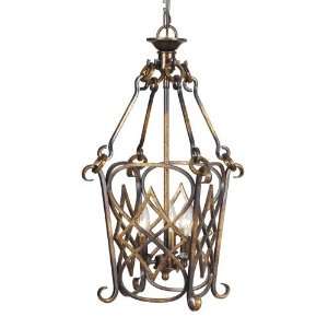   Signature 3 Light Foyer Lighting in Torched Copper: Home Improvement