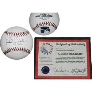  Glenn Beckert Autographed Baseball with 69 Cubs 