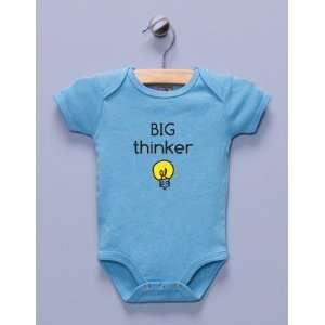  Big Thinker Blue Infant Bodysuit / One piece: Baby