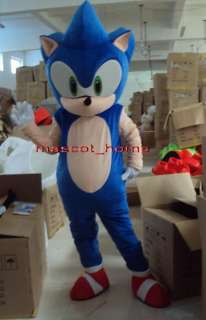 Professional Hedgehog Sonic Mascot Costume Fancy Dress  