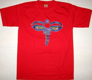 BUDDHA EYES New Tibet One Love REGGAE T Shirt S,M,L,XL  