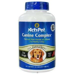  ActiPet   Canine Complex For Dogs   90 Chewable Tablets 