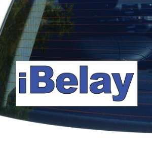  iBelay   Rock Climbing   Window Bumper Laptop Sticker 