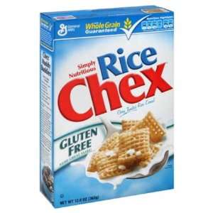 Rice Chex Gluten Free Oven Toasted Rice Cereal 12.8 oz (Pack of 14 