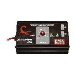  FMA Scorpion Cell Balancing 10 Amp 2S Li Po Charger Toys 