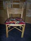 Rattan Hawaiian Vintage Style Dining Side Chairs