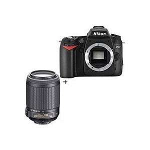  Nikon D90 Digital SLR Camera with 55mm   200mm f/4 5.6G ED 