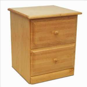 Gothic Cabinet Craft Unfinished Wood Nightstand With Drawers:  