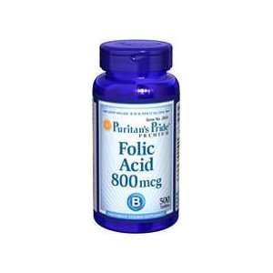  Folic Acid Tabs 800 mcg  800 mcg 500 Tablets Health 