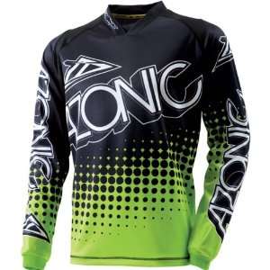  Azonic Richter Mens Bike Racing BMX Jersey   Black/Green 