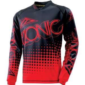  Azonic Richter Mens Bike Race BMX Jersey   Black/Red 