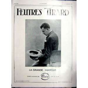  Tirard Advertisement Advert La Grand Marque France 1929 