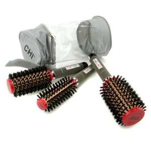  Ceramic Round Boar Brush Stylist Kit Small Brush + Medium 