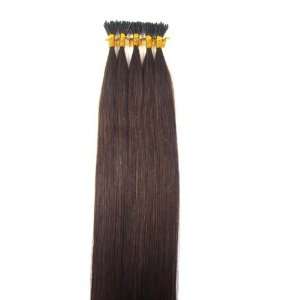  Strands 20 Remy 100 Grams Stick I Tip Chocolate Brown Hair Extensions