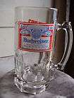 Contemporary Heavy Glass Budweiser Pitcher. 1 Qt.