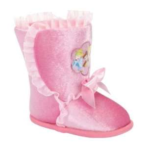   Girls Princess Bootie Slipper   Pink (Medium 7/8): Toys & Games