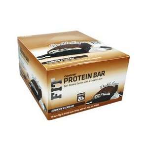  FIT Double Layer Protein Bar   Cookies & Cream: Health 