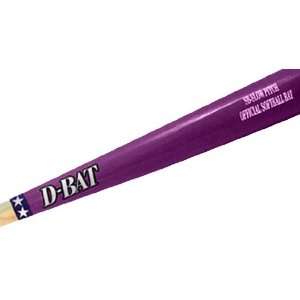  D Bat Half Dip Ash Slow Pitch Softball Bats PURPLE 32 