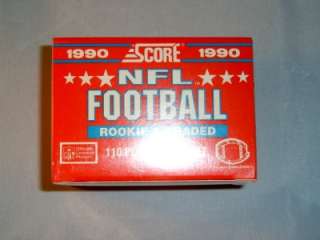 1990 Score NFL Football Factory Sealed Rookie and Traded Set EMMITT 