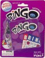 BINGO miniature game KEYCHAIN Keyring Basic Fun NEW 014397013741 