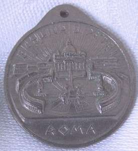 ITALY VATICAN MEDAL POPE PAUL VI AND BASILICA ST PETRUS  