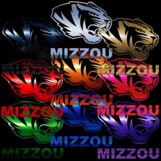 Missouri Tigers Mizzou 24 HUGE Auto Car Truck Window Sticker Decals 